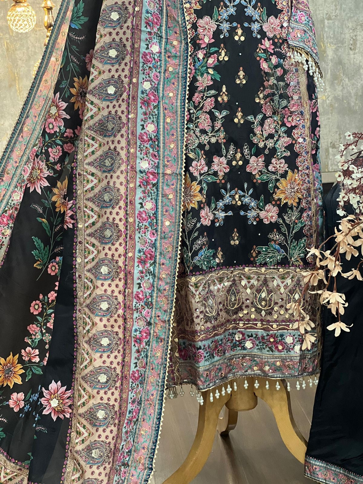 Design 8 | The Printed Silk Anarkali Collection