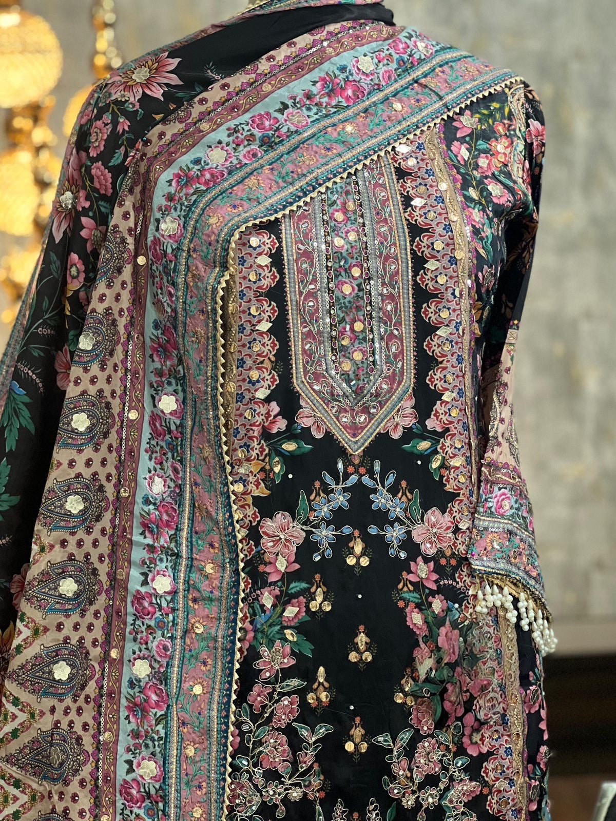 Design 8 | The Printed Silk Anarkali Collection