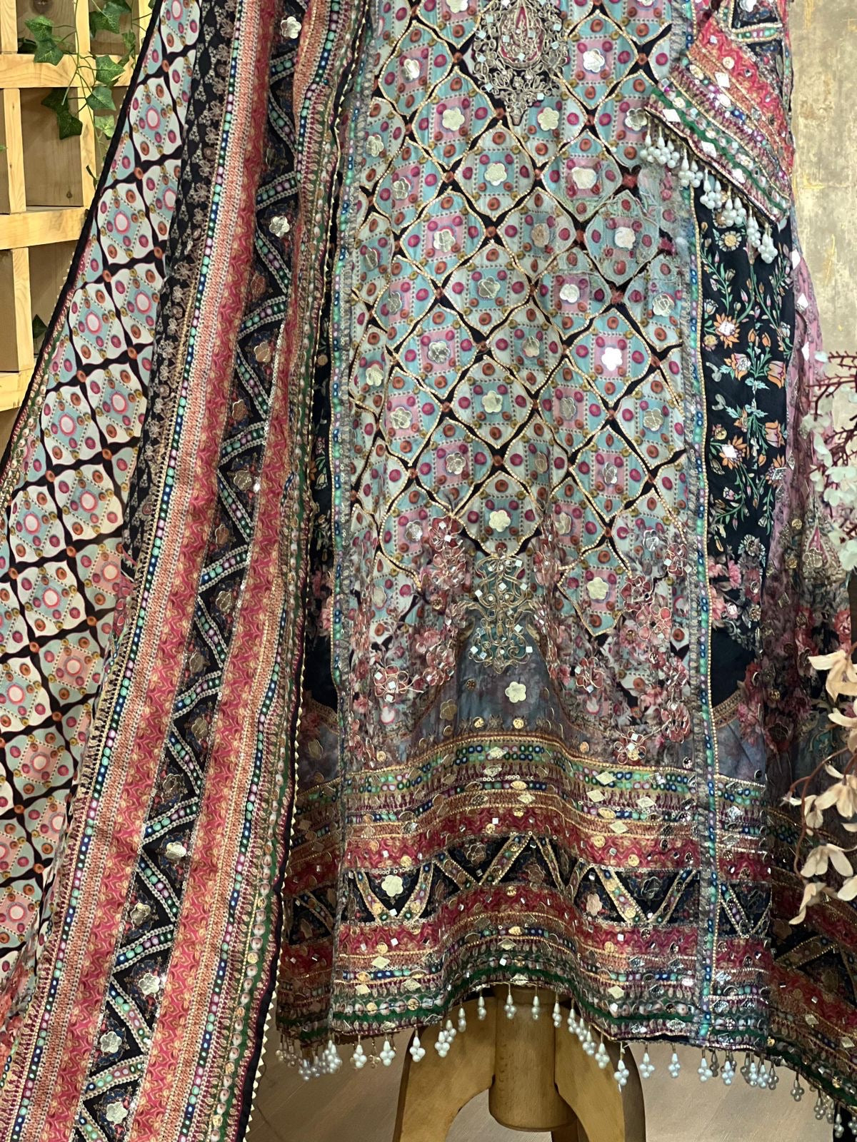 Design 9 | The Printed Silk Anarkali Collection
