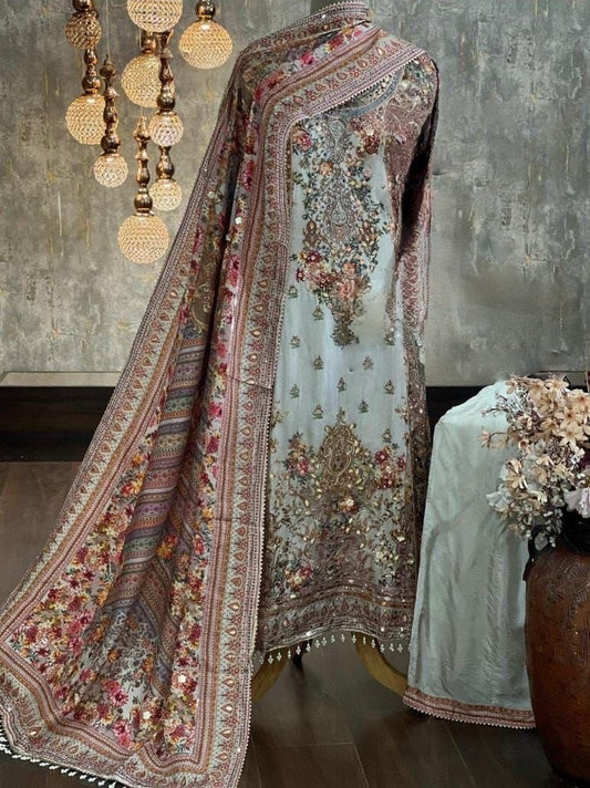 Design 1 | The Printed Silk Anarkali Collection