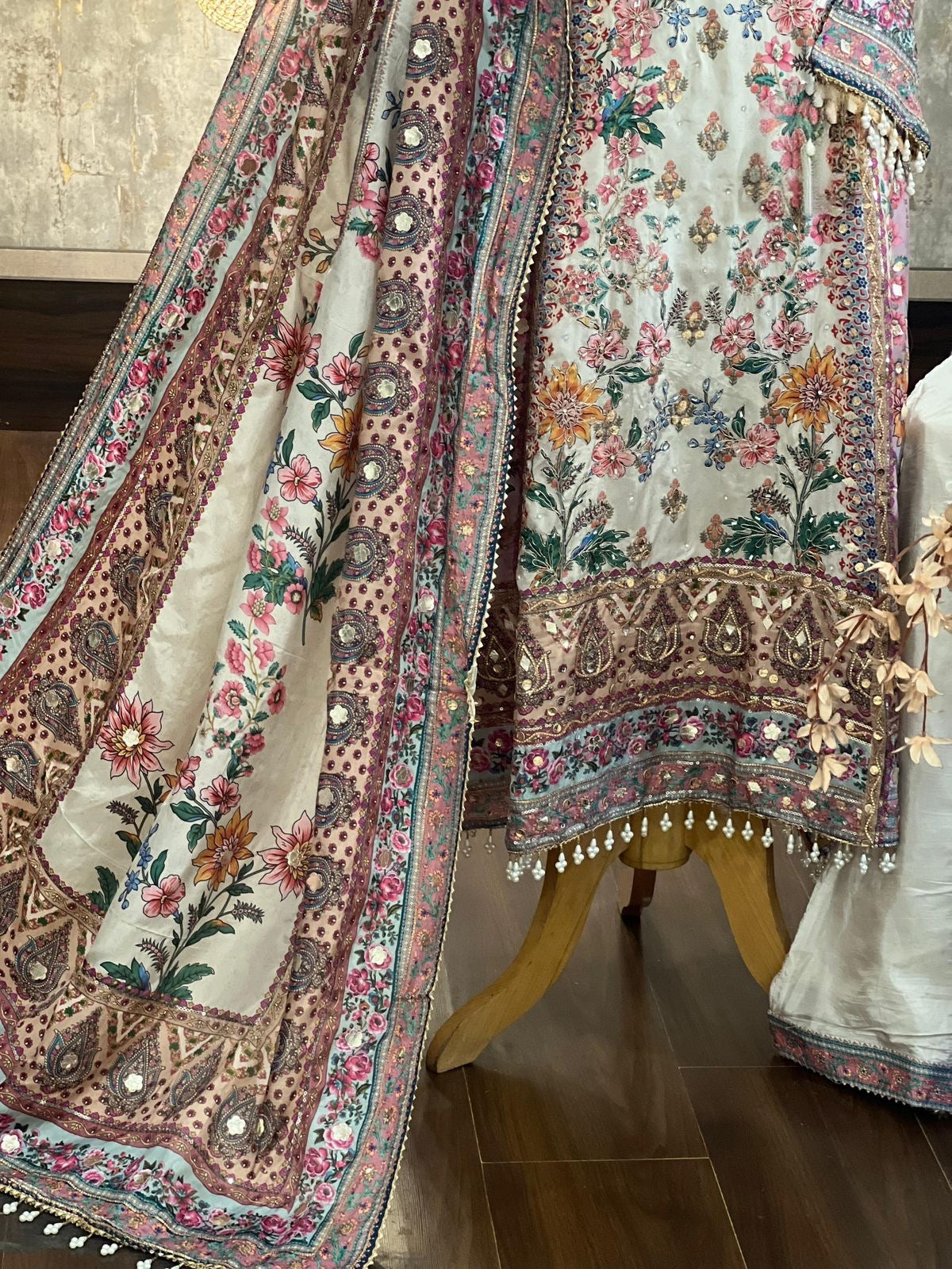 Design 7 | The Printed Silk Anarkali Collection
