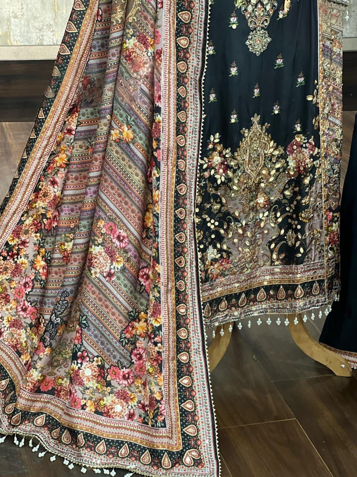 Design 6 | The Printed Silk Anarkali Collection