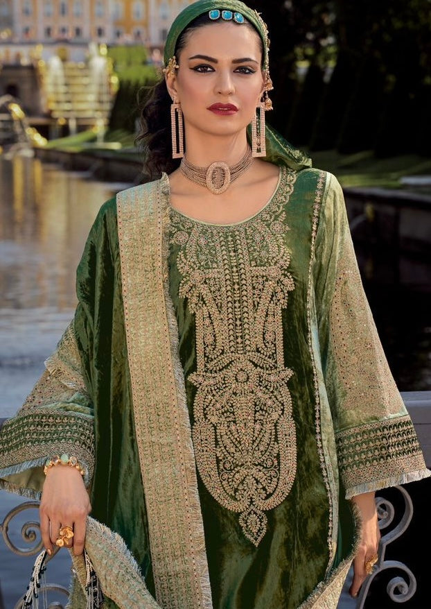 Khaki & Pistachio | The Velvet Collection