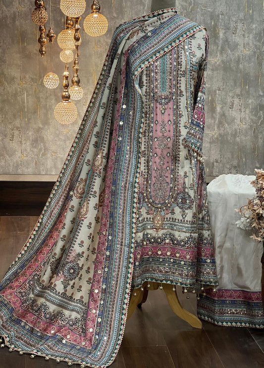 Design 5 | The Printed Silk Anarkali Collection