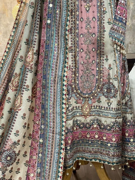 Design 5 | The Printed Silk Anarkali Collection