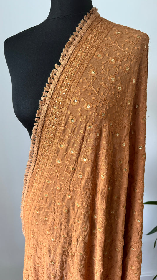 Thread & Fringe Duputta