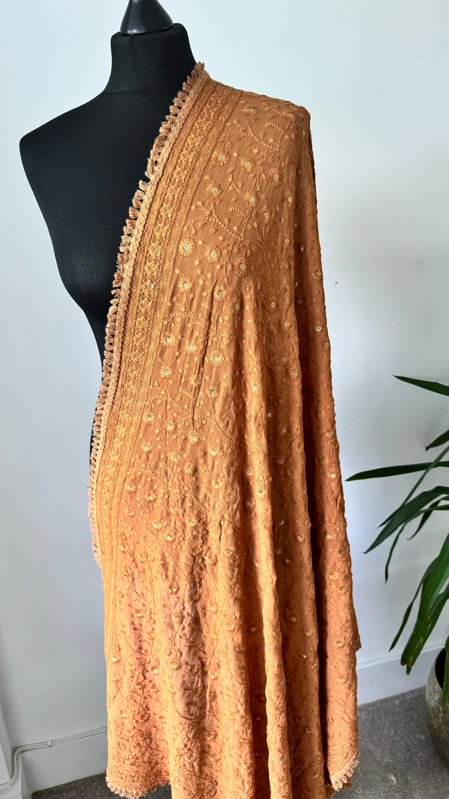 Thread & Fringe Duputta