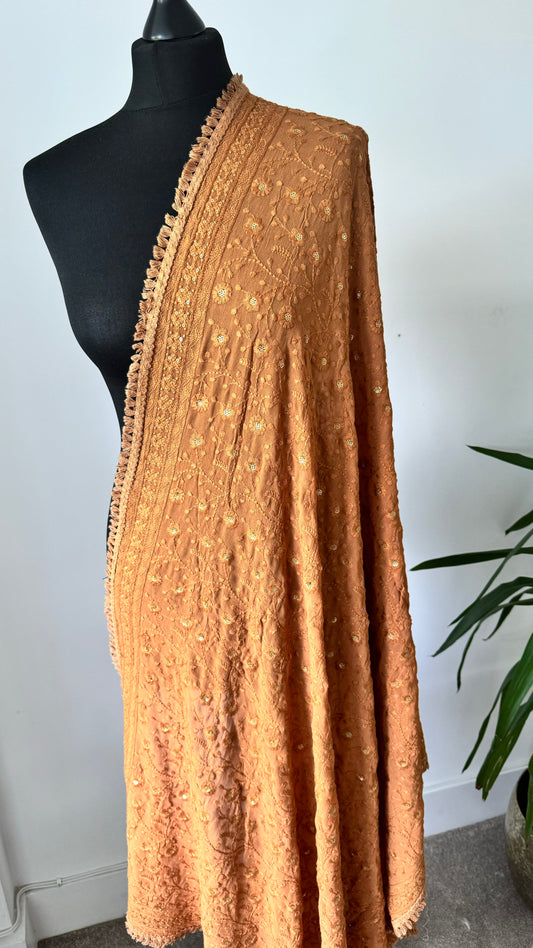 Thread & Fringe Duputta