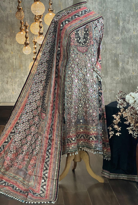 Design 9 | The Printed Silk Anarkali Collection