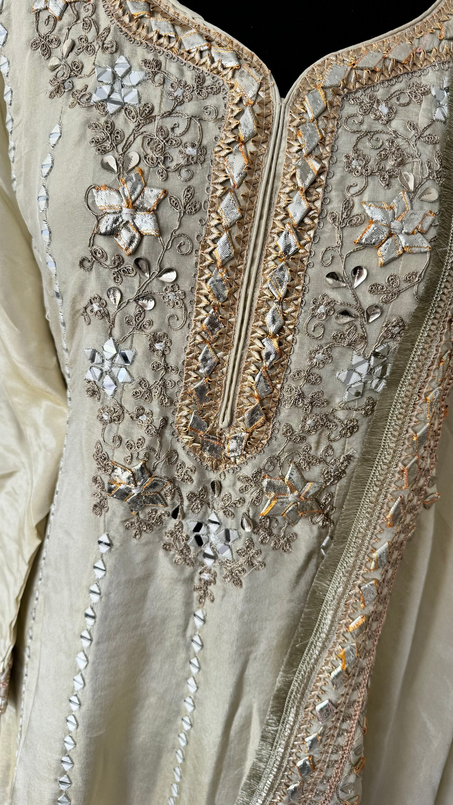 For The Love Of Gota | Cream Anarkali