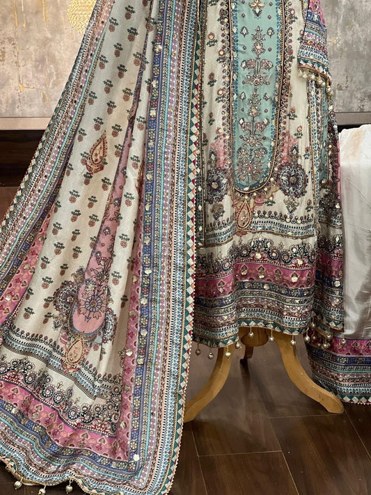 Design 3 | The Printed Silk Anarkali Collection