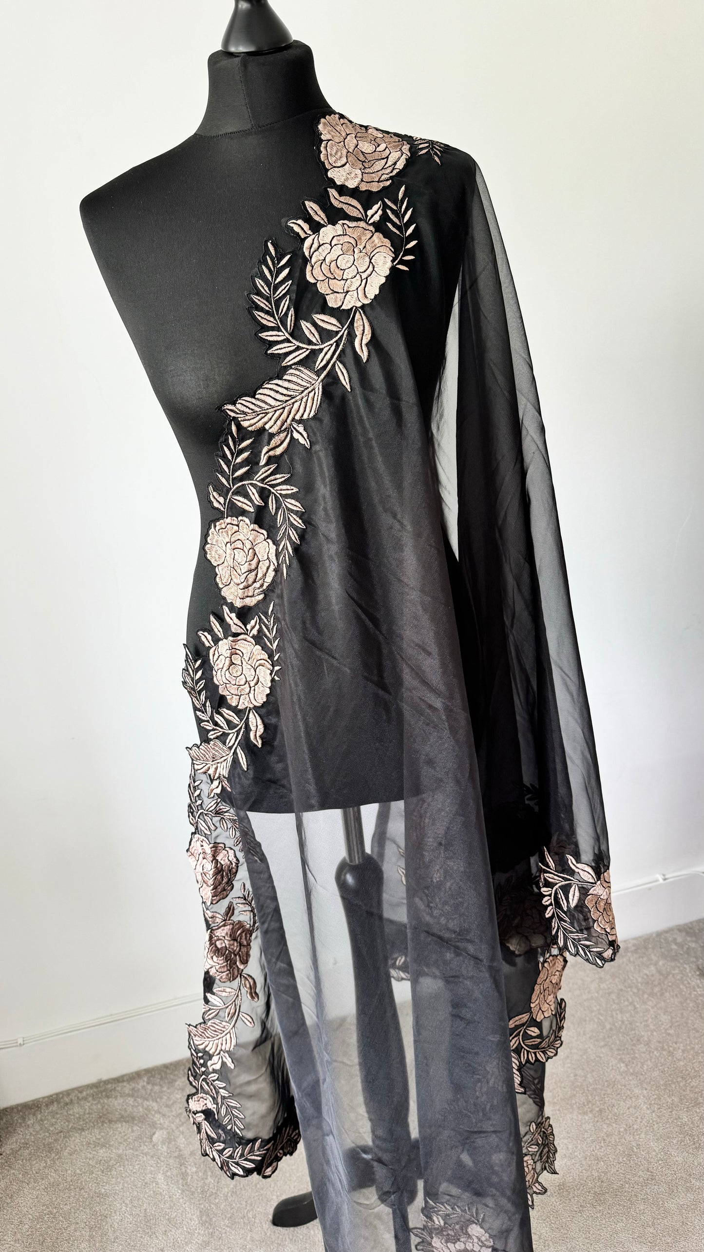 Capsule Black Anarkali