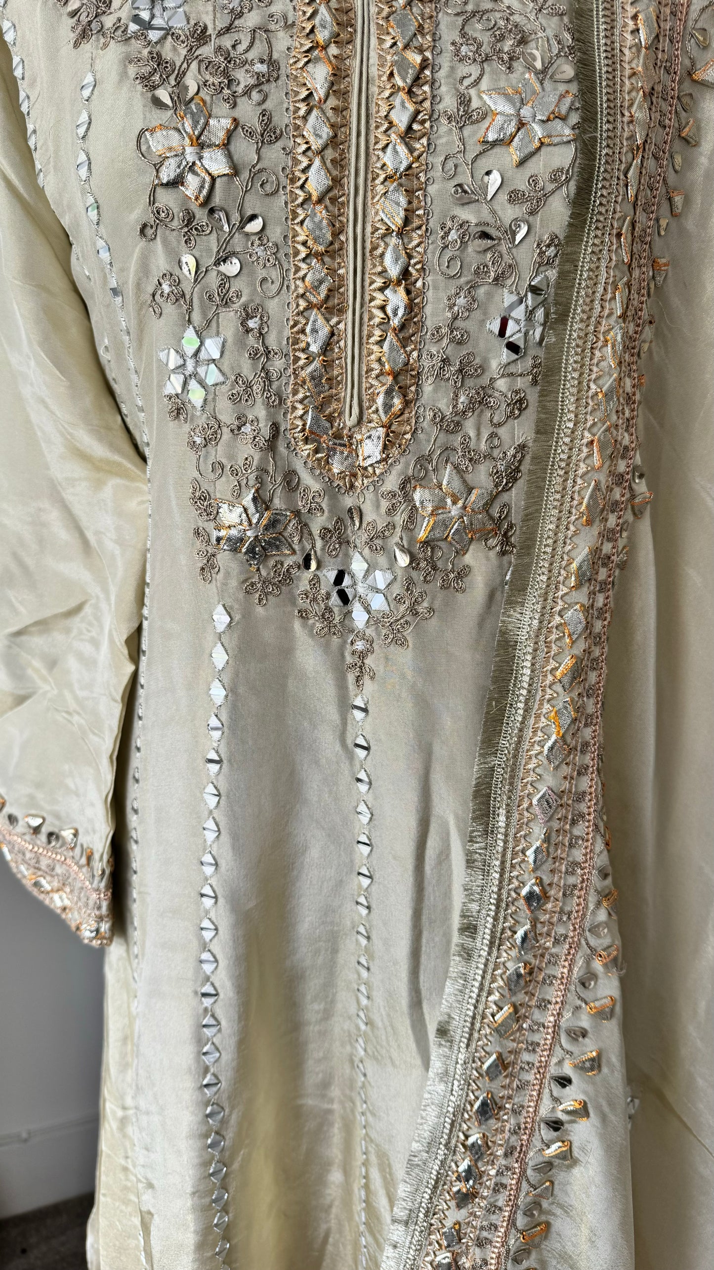 For The Love Of Gota | Cream Anarkali