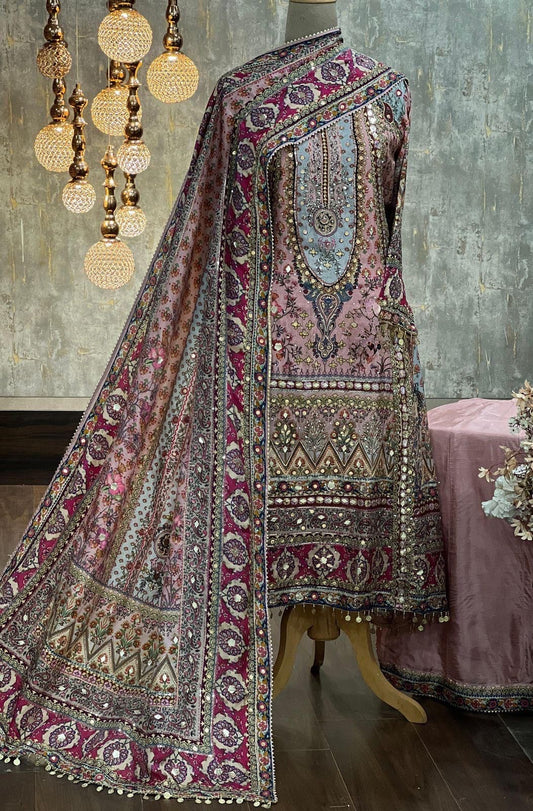 Design 4 | The Printed Silk Anarkali Collection