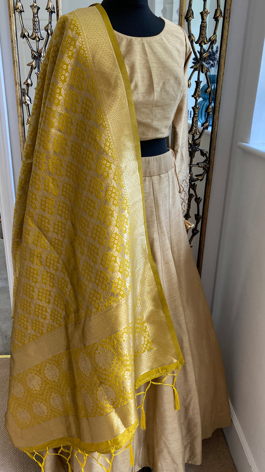 Gold | Ready to Wear Signature Lengha